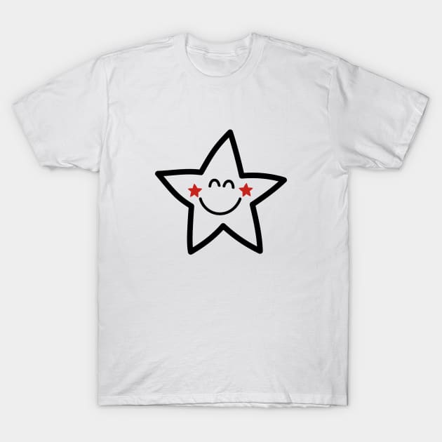 Big star in black T-Shirt by JoanaJuheLaju1